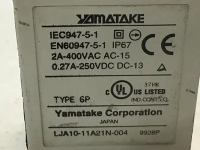 USED YAMATAKE LJA10-11A21N-003