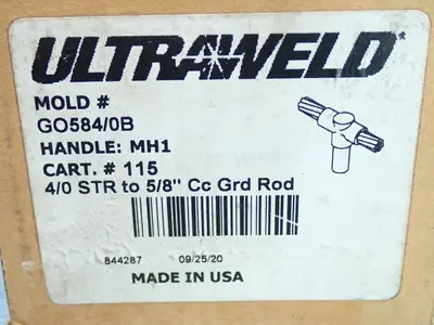 New | in-Stock ULTRAWELD GO584/0B Misc Electrical & Power Parts Ohio US | HGR 24 #756401