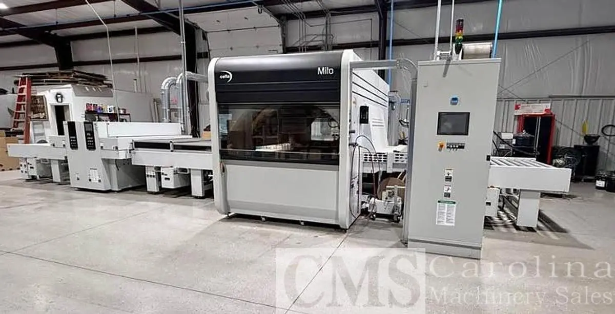 USED CEFLA MITO SPRAYER FINISHING LINE WITH UV OVENS