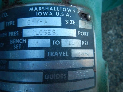 Fisher 1" 125 Class, Iron Flanged Control Valve