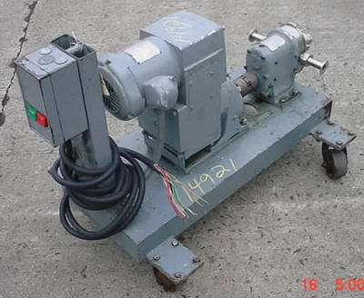 USED WAUKESHA POSITIVE DISPLACEMENT PUMP SIZE 3