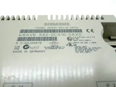 USED SIEMENS 6AV6542-0CA10-0AX0 OPERATOR PANEL 6AV65420CA100AX0