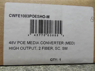 Comnet CWFE1003POESHO-M Mini Media Converter Module New NIB