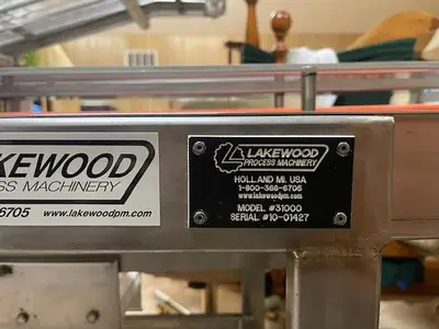 USED LAKEWOOD PROCESS MACHINERY 10341-1