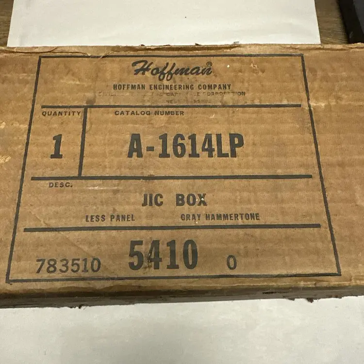 New | in-Stock HOFFMAN A-1614LP Miscellaneous Equipment (Electrical & Power) | Surplus Asset Holdings #1201795