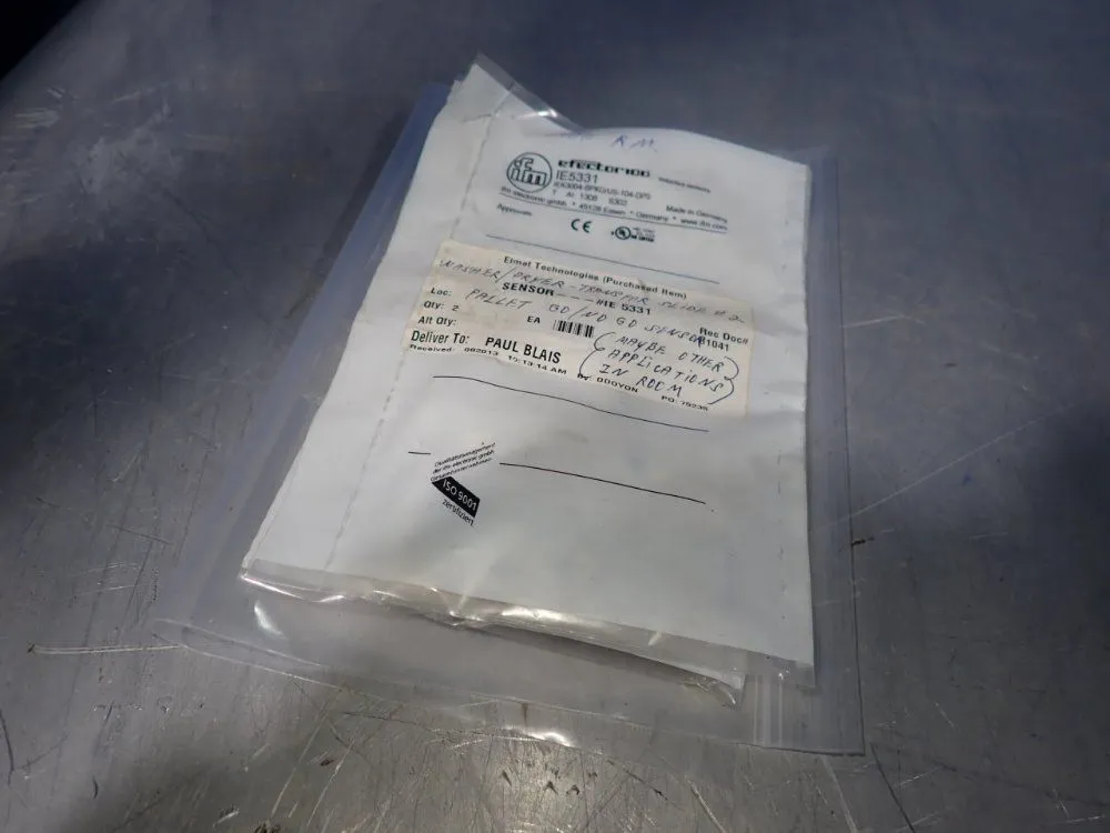 New | in-Stock IFM IEK3004BPKG/US104DPS Proximity Sensors Ohio US | HGR 24 #785567