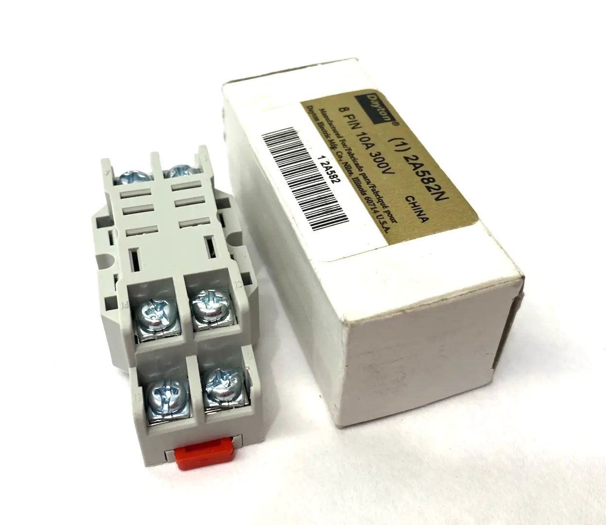 New | in-Stock Dayton Relay Socket 8-Pin 10A 300V Relays & Switches Michigan US | Maverick Industrial Sales #1398024