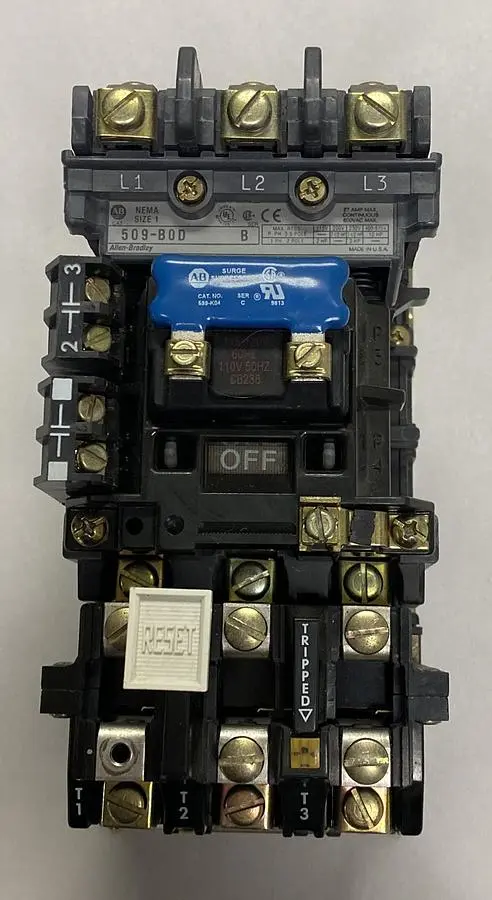 Used ALLEN BRADLEY 509-BOD Industrial Controls Ohio US | Surplus Asset Holdings #1244800