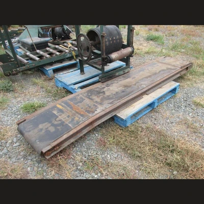 12in Wide x 20ft Long Inclined Conveyor with Add. 16in Wide x 7.5ft Long Section