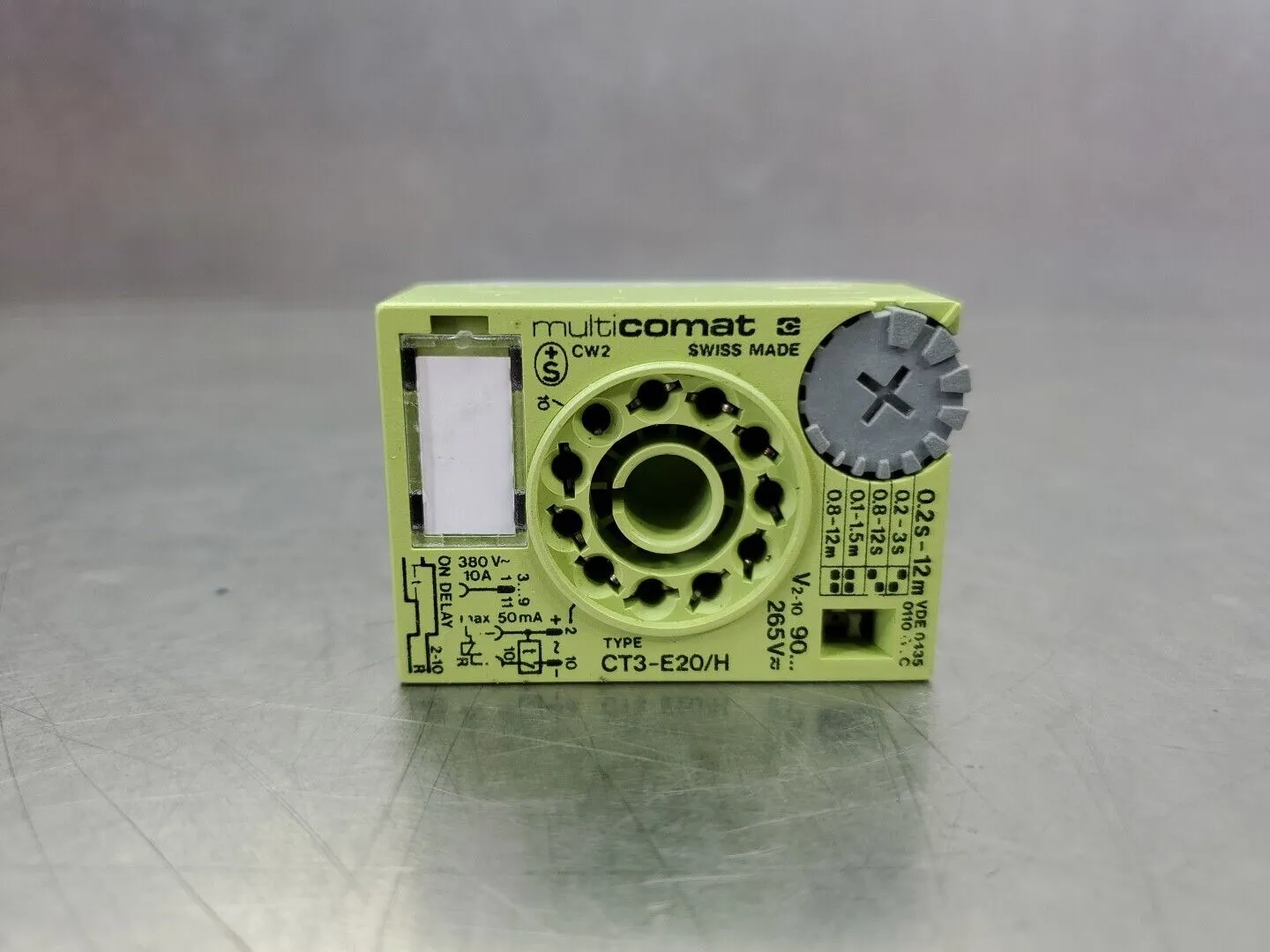 Multicomat CT3-E20/H Time Cube 90-265V Relay. 4D-25