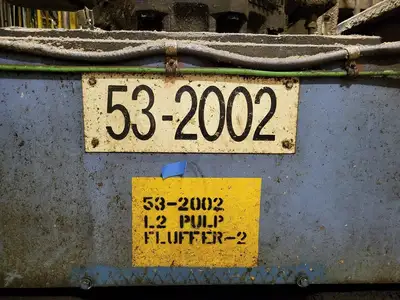 Pulp Flash Drying System w/ 2 x Fluffers