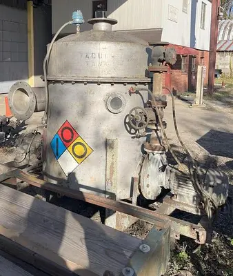 Stainless Steel Bolted Vacuum  Tank With Two 10 HP Blowers