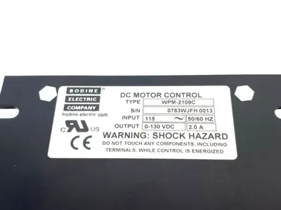 New | in-Stock Bodine Electric Filtered PWM DC Basic Speed Control, Open Chassis Speed Drives Michigan US | Maverick Industrial Sales #1401878