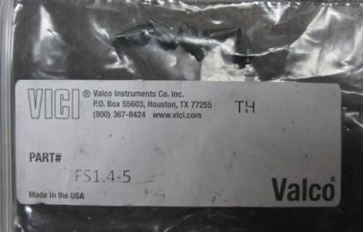 QTY. 5. VICI VALCO FERRULE PART NO: FS1.4-5. ....