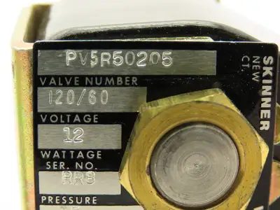 Honeywell Skinner PV5R50205 Solenoid Valve 15 PSI 120V Coil Lot of 3