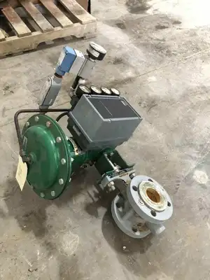 Fisher Control 1052 Size 20 Diaphragm Actuator w/VeeBall 2” valve