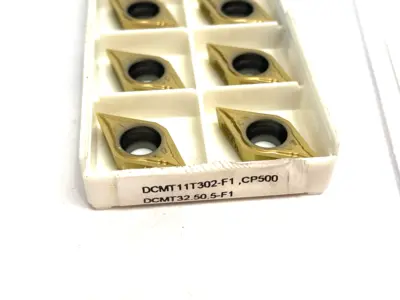 USED SECO DCMT11T302-F1 CP500 TURNING INSERT DCMT32.50.5-F1 CP500
