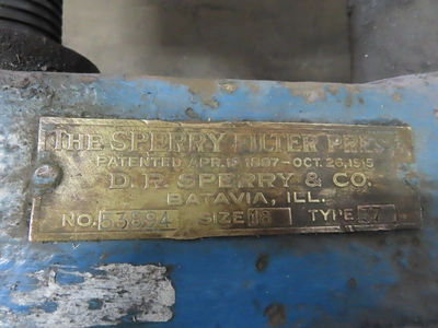 Sperry Filter Press