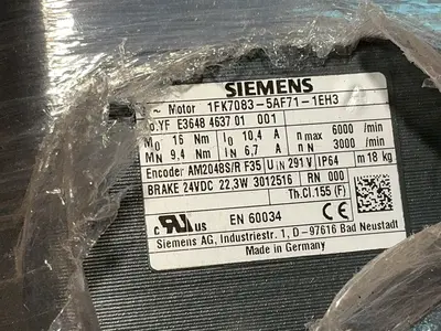 New | in-Stock SIEMENS 1FK70835AF711EH3 Motors (misc) Ohio US | HGR 24 #1279374