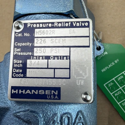 NEW Hansen H5602R/250-P