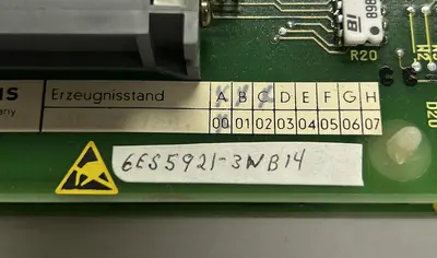 Used SIEMENS 6ES5921-3WB14 Industrial Controls Ohio US | Surplus Asset Holdings #1236272
