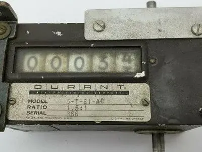 Durant Manufacturing Company 5-T-81-AC Stroke Counter Ratio 1.5:1