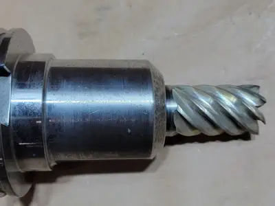 CAT50 1 1/4" Endmill Tool Holder 4" w/ Cutter