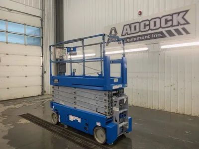Used 2014 GENIE GS-3232 ELECTRIC SCISSOR LIFT Scissor Lifters Alberta CA | Adcock Equipment #1418026