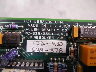 Allen Bradley PC-639-0593 Resolver Board Rev. B Used