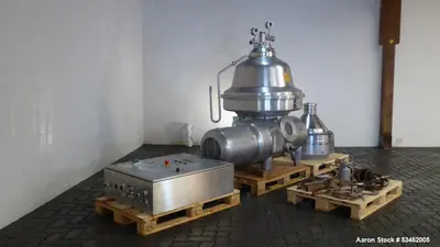 Used WESTFALIA CNB-215-01-076 Disc Automatic Centrifuges Illinois US | Aaron Equipment #84663