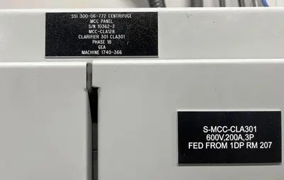 (7) GEA Westfalia SSI 300-06-772 vegetable protein clarifier centrifuges, 316SS.