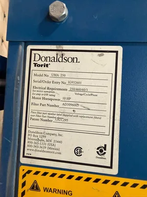DONALDSON TORIT UMA250 Dust Collectors | Levy Recovery Group (3)