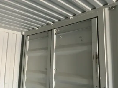2026 40’L x 8’W x 9’ 6”T High Cube Shipping/Ground Container, swing doors on one end and four sets o...