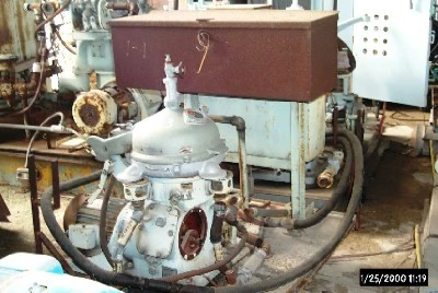 Alfa-Laval MAB 104B-24-60 oil purifier skid, SS.