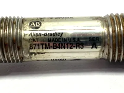 Used Allen-Bradley Ser. A Inductive Sensor MISSING HEX NUT & RUSTED Proximity Sensors Michigan US | Maverick Industrial Sales #1481553