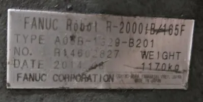 Used 2014 FANUC R-2000IB/165F Robots Michigan US | iGAM Industrial Marketplace #1144712