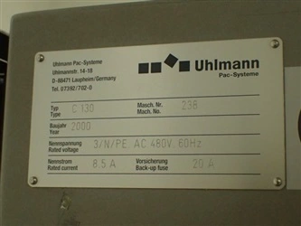 Used UHLMANN _UNKNOWN_ Cartoners Horizontal Load - Automatic Load Connecticut US | DMC Industries #1281768