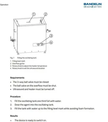 USED BANDELIN ULTRASONE  CLEANER WITH HEATING