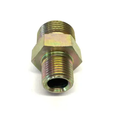 USED PARKER SEAL-LOK ORFS STRAIGHT MALE CONNECTOR 3/4" TO 1/2"-14 NPT