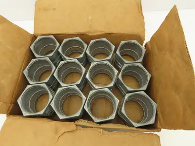 Halex 63625 2-1/2" EMT Compression Coupling Rigid Conduit Aluminum Lot of 12