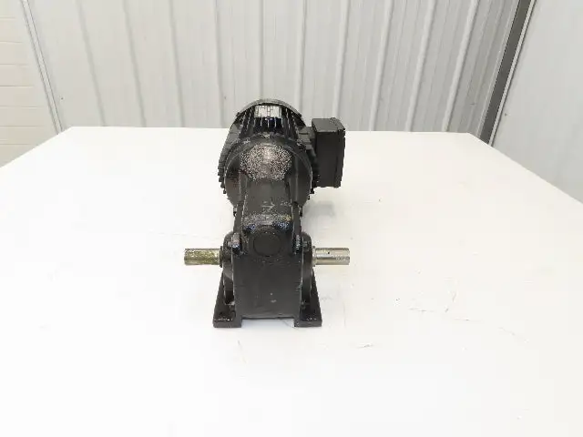 Alfred Imhof S31-DT80N4 Gearmotor 16.5:1 Ratio 84rpm 1Hp 230/400Y 3ph Dual Shaft