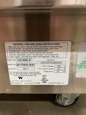 NEW WINSTON CVAP CAC509