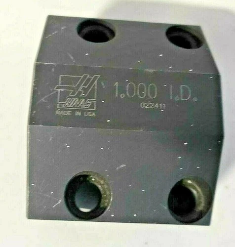 Haas 1.000" Boring Bar Holder 1" ID CNC Lathe Tool Block
