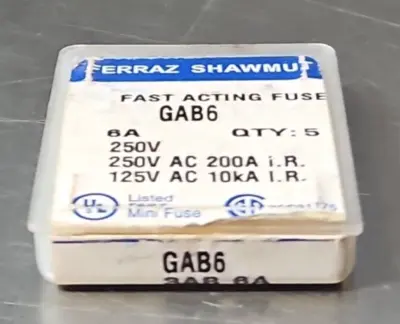 Ferraz Shawmut GAB6 Fast Acting Fuse 6A 250V loc4A28