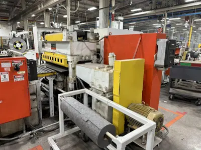48" X 14 GA ROWE & HERR-VOSS CUT TO LENGTH CTL LINE: STOCK #22752