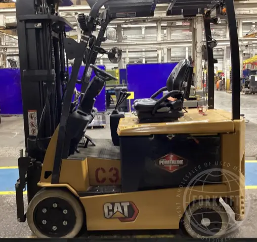 Used 2018 CAT EC25LN2 4-Wheel Sit down Electric Counterbalance Forklifts Illinois US | Forklift Exchange #1274421