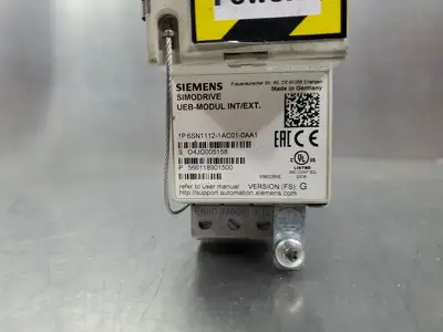 USED Siemens 6SN1112-1AC01-0AA1 SIMODRIVE UEB-MODUL SERVO DRIVE