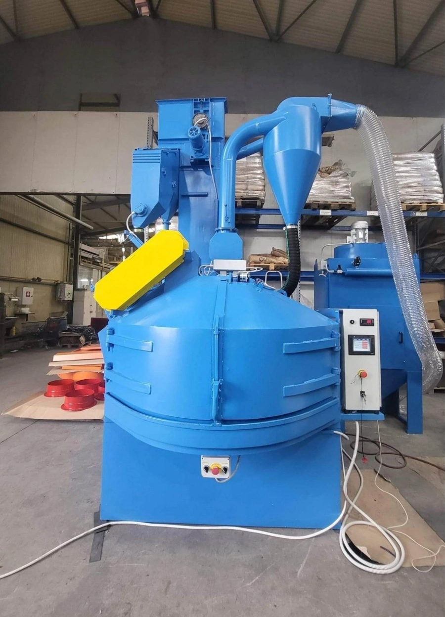 CM Shot Blaster with Rotary Table, completely refurbished, with 2 year guarantee in the EU