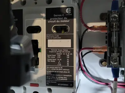 5 hp, 600V, 15A, 3-Ph FVNR Starter, Size 1 Bucket for Freedom 2100 MCC Frame