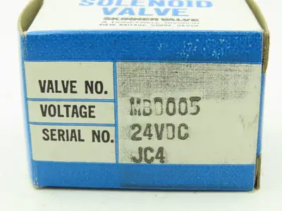 Honeywell Skinner MBD005 Micro Miniature Solenoid Air Valve 3-Way 24VDC 150 PSI
